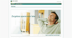 Desktop Screenshot of abnamropensionservices.nl