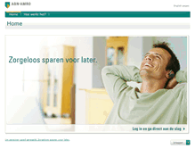 Tablet Screenshot of abnamropensionservices.nl